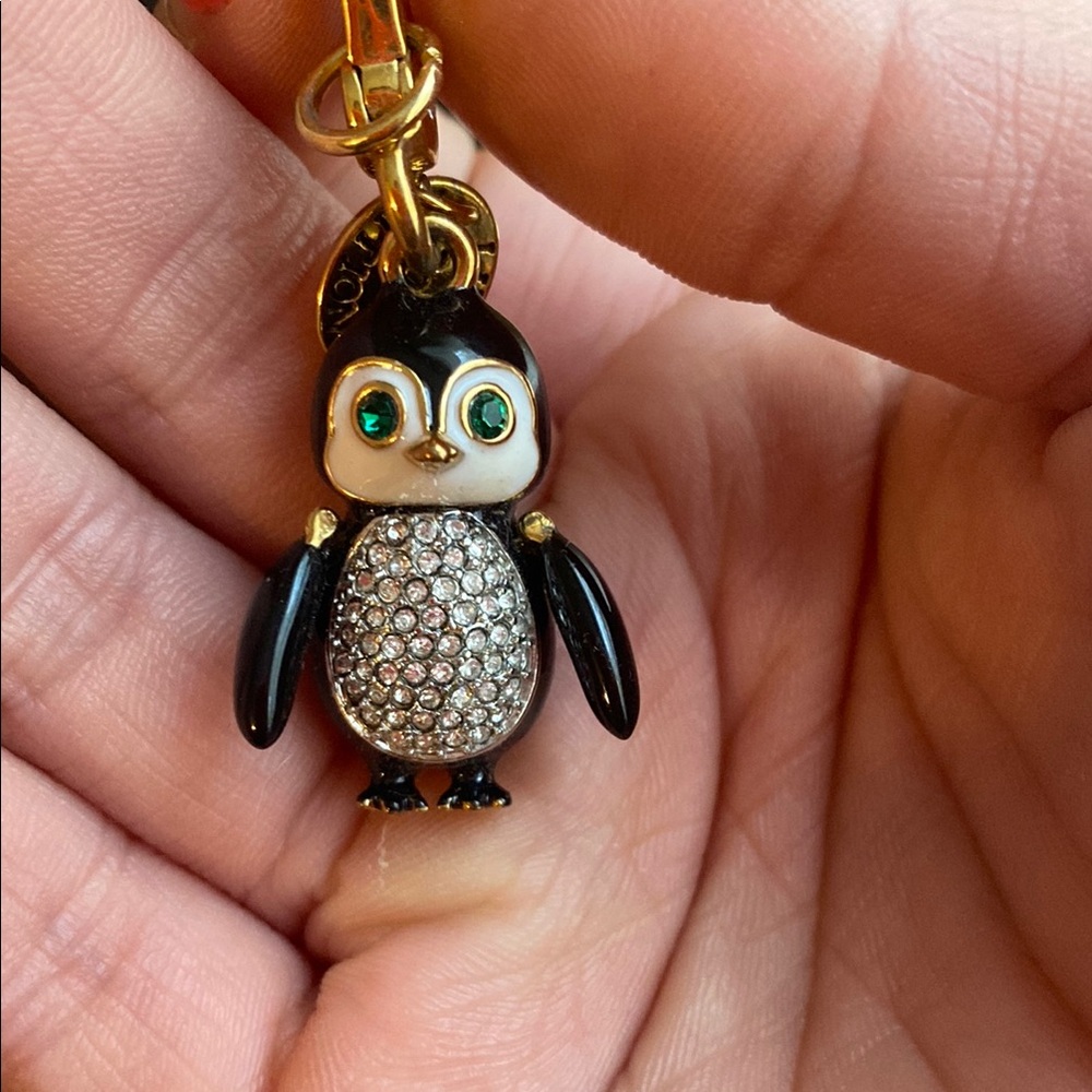 Juicy Couture Black and Silver Penguin Charm Bracelet